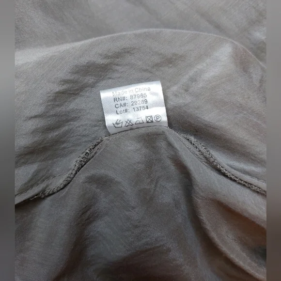 Gabriella Rocha Open Shoulder Cotton & Silk Flowy Top Size Medium Boxy Date Boho - Picture 12 of 13